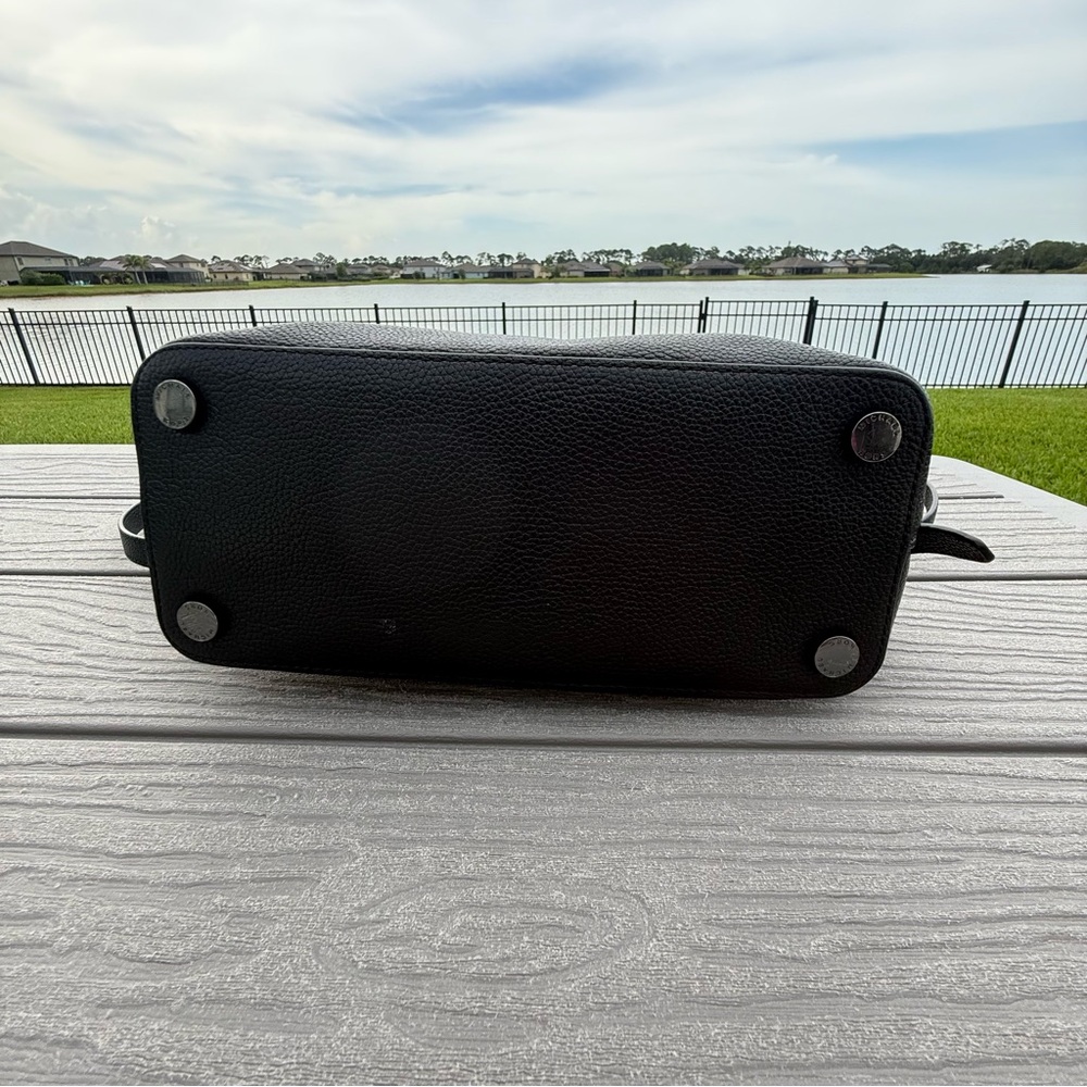 Michael Kors Adele Large Leather Backpack In Midn… - image 6